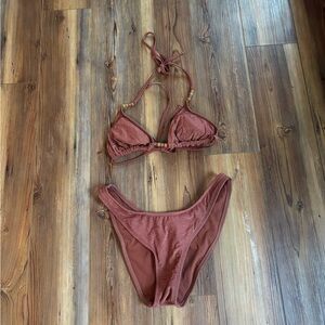 Wild Fable Brown Bikini Set